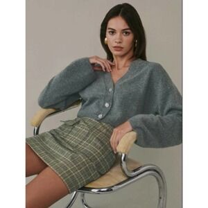 EUC Reformation Val Regenerative Wool Cardigan // Size XL